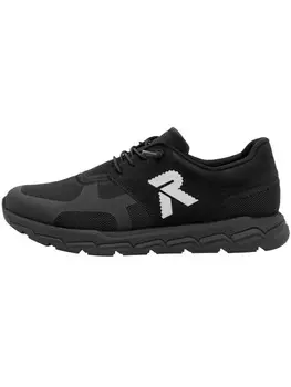 Кроссовки на шнуровке rieker, черный