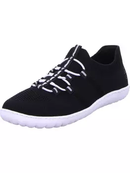 Кроссовки на шнуровке rieker, черный