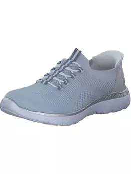 Кроссовки на шнуровке rieker, цвет aqua-lilac/lilac