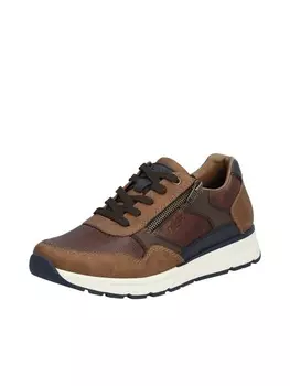 Кроссовки на шнуровке rieker, коричневый