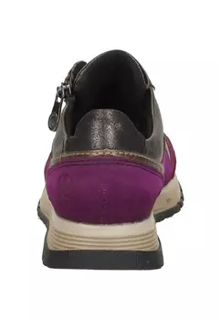 Кроссовки на шнуровке Rieker, розовый