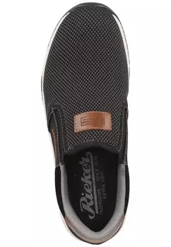 Кроссовки на шнуровке Rieker, серый