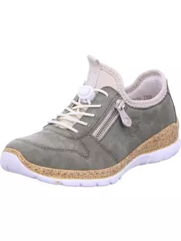 Кроссовки на шнуровке rieker Slipper, зеленый