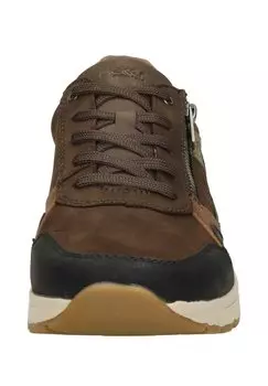 Кроссовки на шнуровке Rieker, темно-коричневый