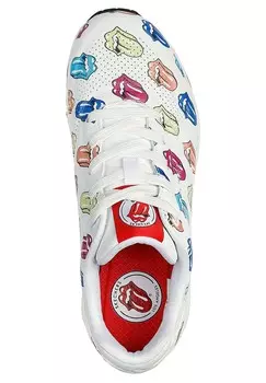 Кроссовки на шнуровке ROLLING STONES Skechers, белый