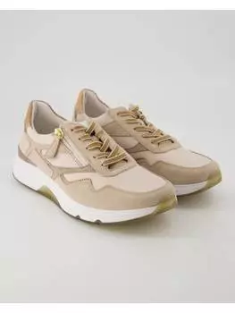 Кроссовки на шнуровке rollingsoft, бежевый