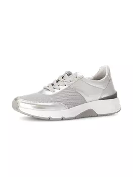 Кроссовки на шнуровке rollingsoft, серебряный