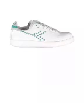 Кроссовки на шнуровке с контрастными акцентами Diadora, белый