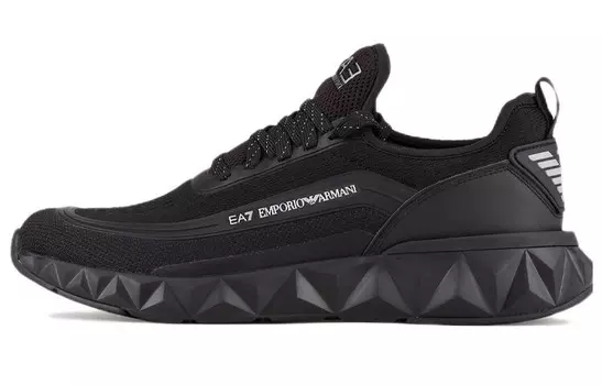 Кроссовки на шнуровке с логотипом Ea7 Emporio Armani
