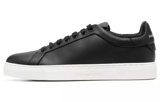 Кроссовки на шнуровке с логотипом Emporio Armani