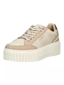 Кроссовки на шнуровке S.OLIVER RED LABEL, бежевый