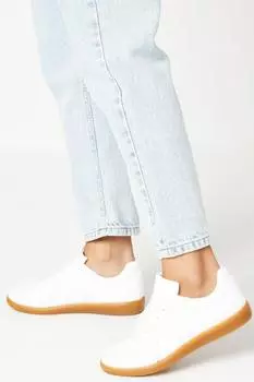 Кроссовки на шнуровке с полосками Kenny Oasis, белый