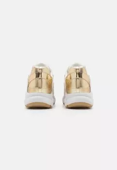 Кроссовки на шнуровке SAMI TRAINER MICHAEL Michael Kors, золото