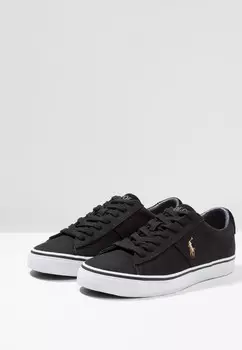 Кроссовки на шнуровке SAYER CANVAS TRAINER Ralph Lauren, черный