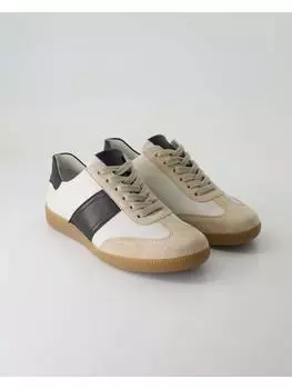 Кроссовки на шнуровке Semler, бежевый