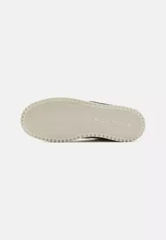 Кроссовки на шнуровке SHOES Emporio Armani, кремовый