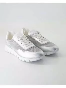 Кроссовки на шнуровке Sioux, серебряный