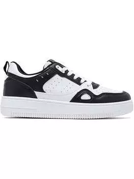 Кроссовки на шнуровке Sixth Sens, черный/белый