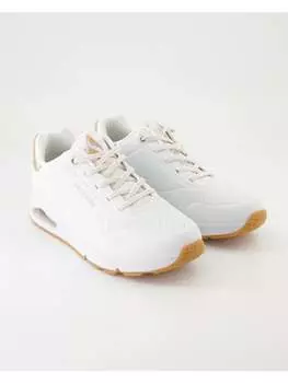 Кроссовки на шнуровке Skechers, белый