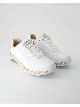Кроссовки на шнуровке Skechers, белый