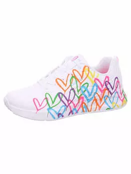 Кроссовки на шнуровке Skechers, белый