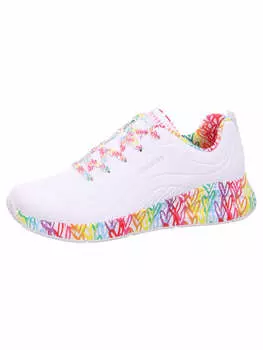 Кроссовки на шнуровке Skechers, белый