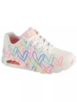 Кроссовки на шнуровке Skechers, белый