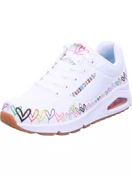 Кроссовки на шнуровке Skechers, белый