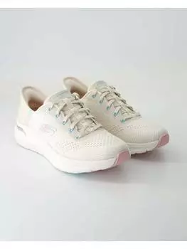 Кроссовки на шнуровке Skechers, бежевый