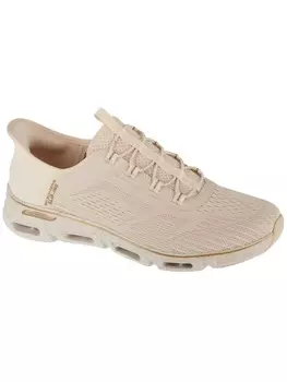 Кроссовки на шнуровке Skechers, бежевый