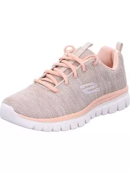 Кроссовки на шнуровке Skechers, бежевый