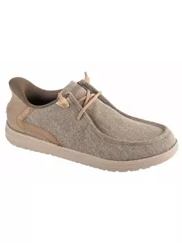 Кроссовки на шнуровке Skechers, бежевый