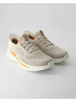 Кроссовки на шнуровке Skechers, бежевый