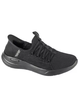 Кроссовки на шнуровке Skechers, черный