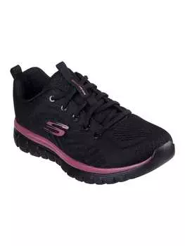 Кроссовки на шнуровке Skechers, черный