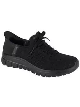 Кроссовки на шнуровке Skechers, черный