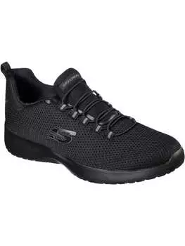 Кроссовки на шнуровке Skechers, цвет black/black