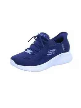 Кроссовки на шнуровке Skechers, цвет navy/lavender
