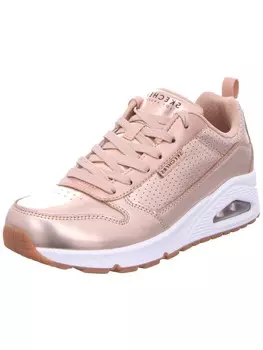 Кроссовки на шнуровке Skechers, цвет rosegold