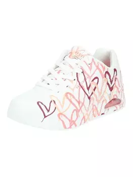 Кроссовки на шнуровке Skechers, цвет wei/rosa