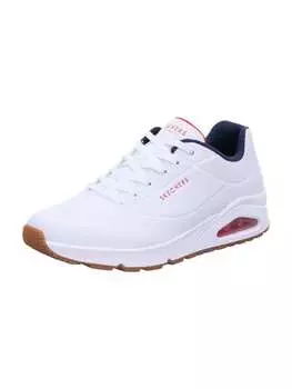 Кроссовки на шнуровке Skechers, цвет white/navy/red