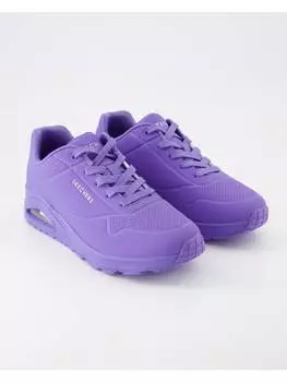 Кроссовки на шнуровке Skechers, фиолетовый