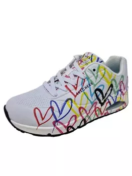 Кроссовки на шнуровке Skechers Footwear Sportschuh UNO, белый
