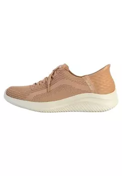 Кроссовки на шнуровке Skechers, коричневый