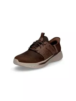 Кроссовки на шнуровке Skechers, коричневый