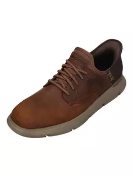 Кроссовки на шнуровке Skechers, коричневый