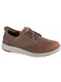 Кроссовки на шнуровке Skechers, коричневый