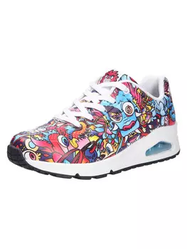 Кроссовки на шнуровке Skechers, красный