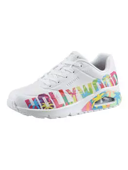 Кроссовки на шнуровке Skechers, красочный