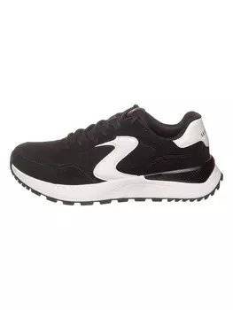 Кроссовки на шнуровке Skechers Leder-Sneakers Fury - Fury Lace Low, черный/белый